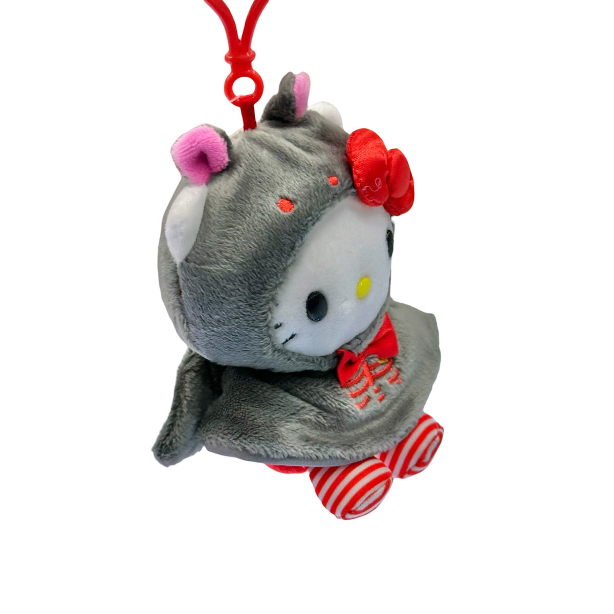 Hello Kitty "Bat" Halloween Mascot Clip On Plush