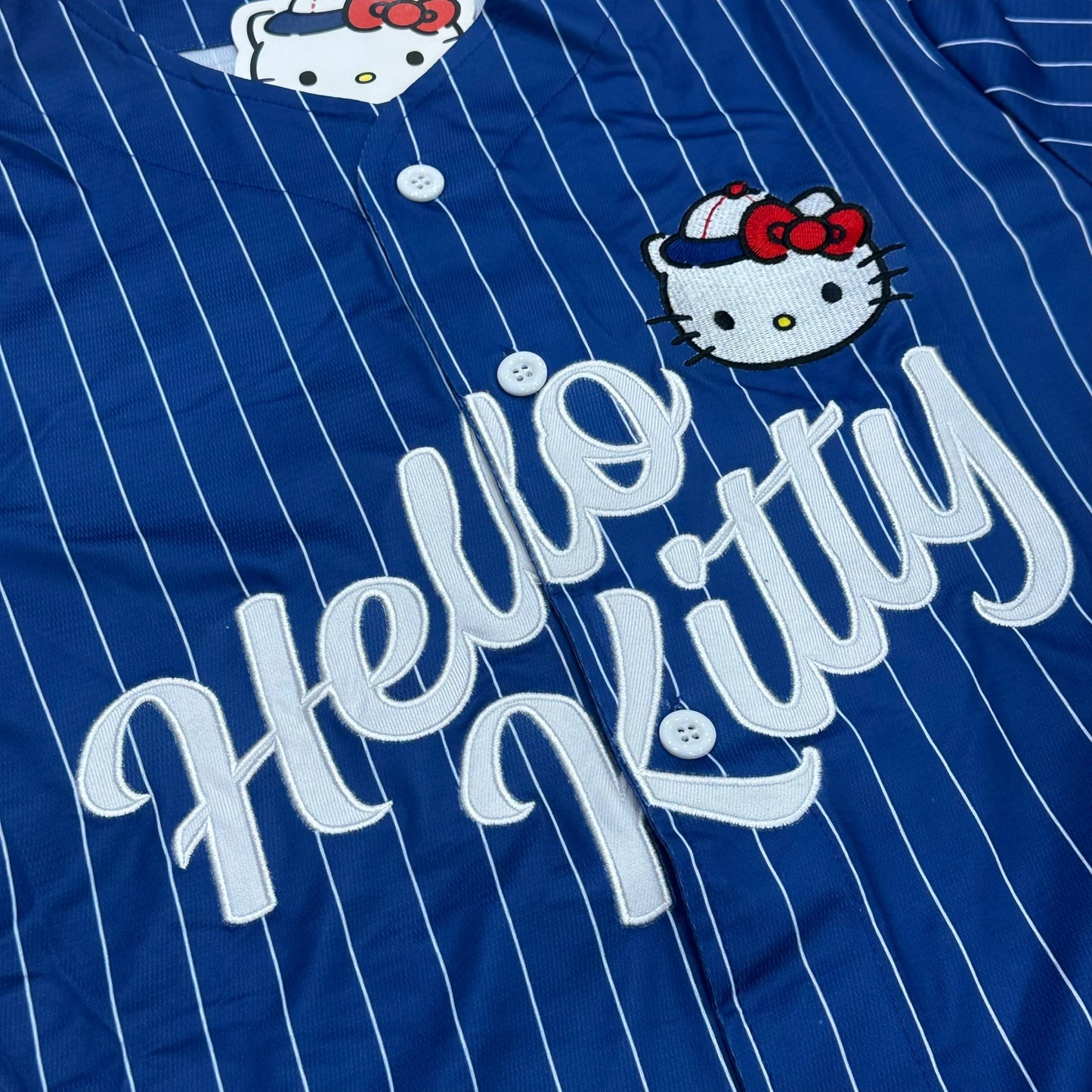 JapanLA Hello Kitty Blue Baseball Jersey