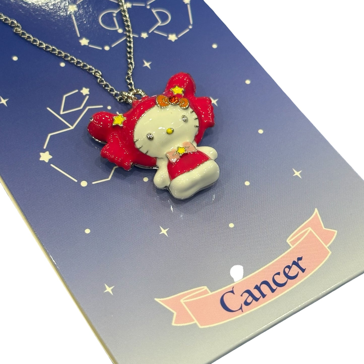 Hello Kitty "Cancer" Zodiac Necklace