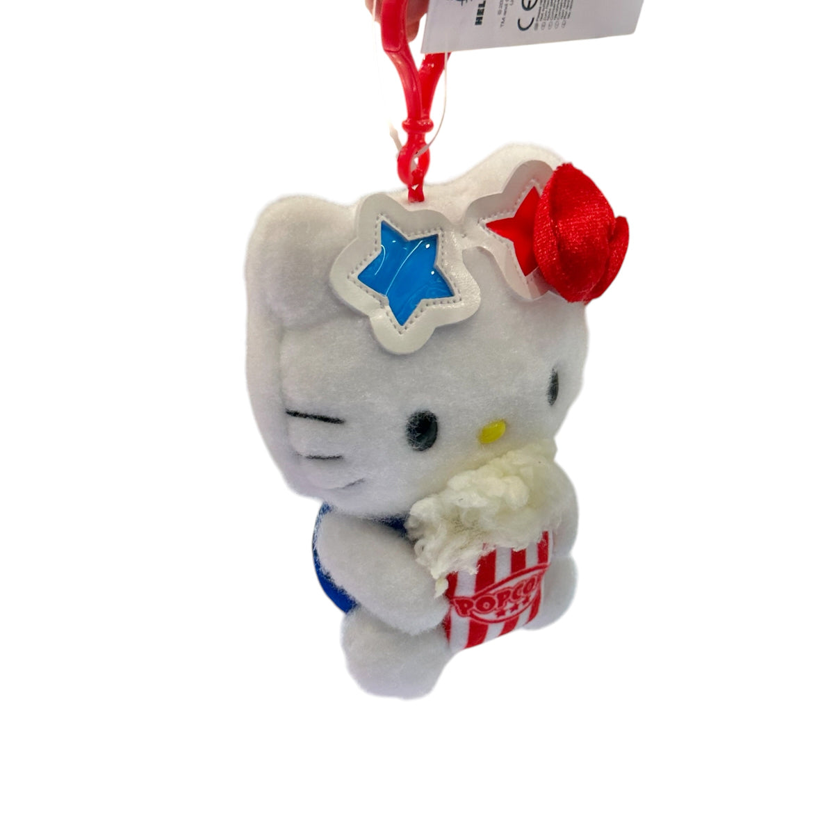 Hello Kitty "Movie Theater" Mascot Clip On Plush
