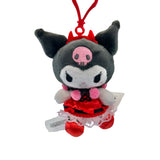 Kuromi "Strawberry" Mascot Clip On Plush