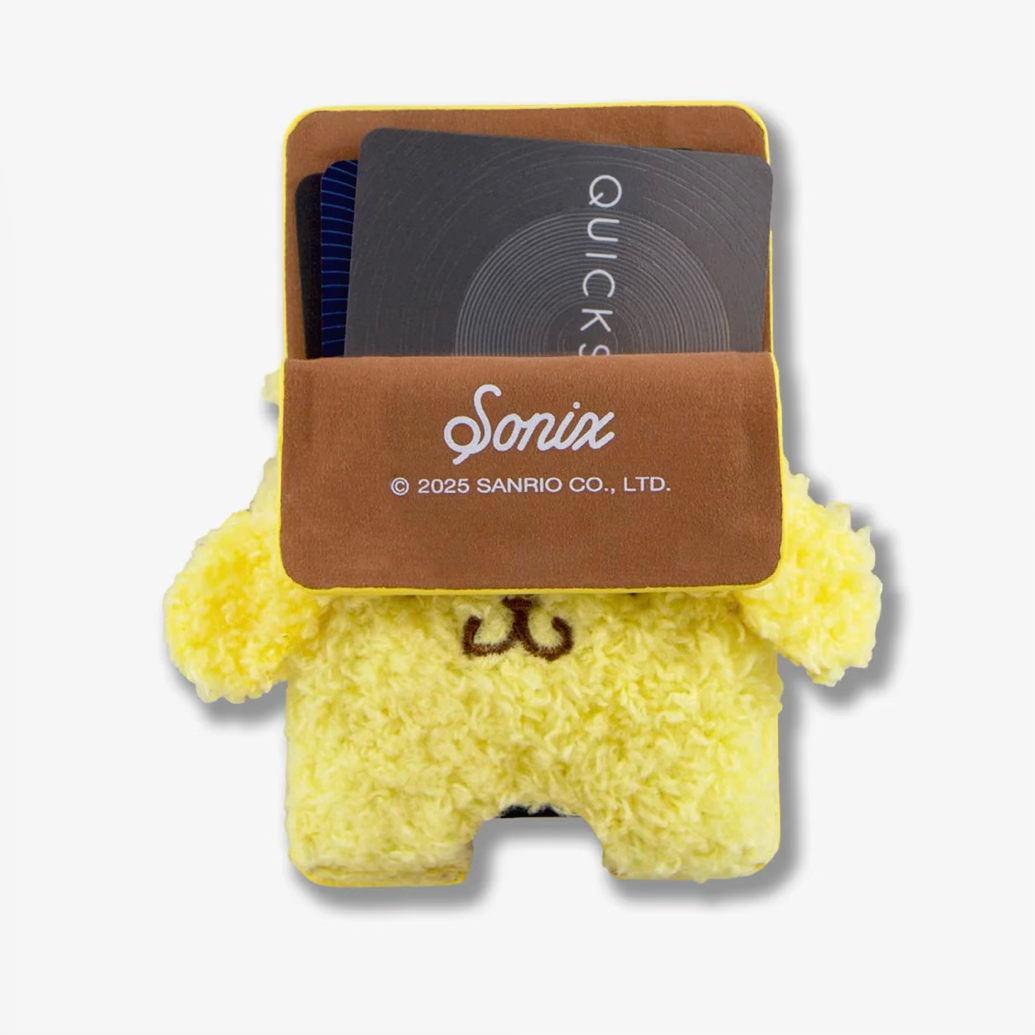 Sonix x Pompompurin "30th Anniversary" Plush Magnetic Wallet