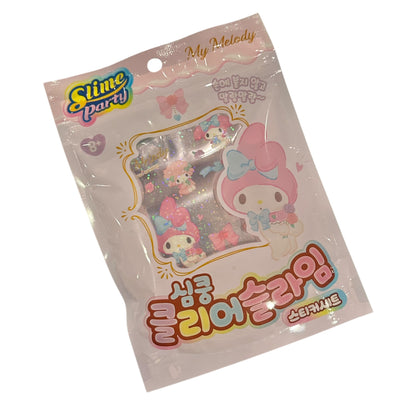 My Melody Clear Slime & Sticker Set