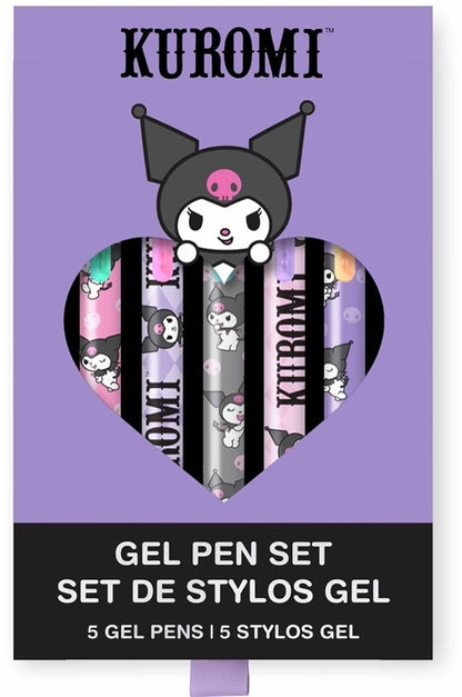 Kuromi Soft-Touch Gel Pen Set