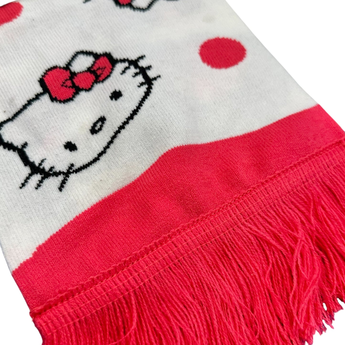 Hello Kitty "Pink Pattern" Scarf & 3D Bow Beanie