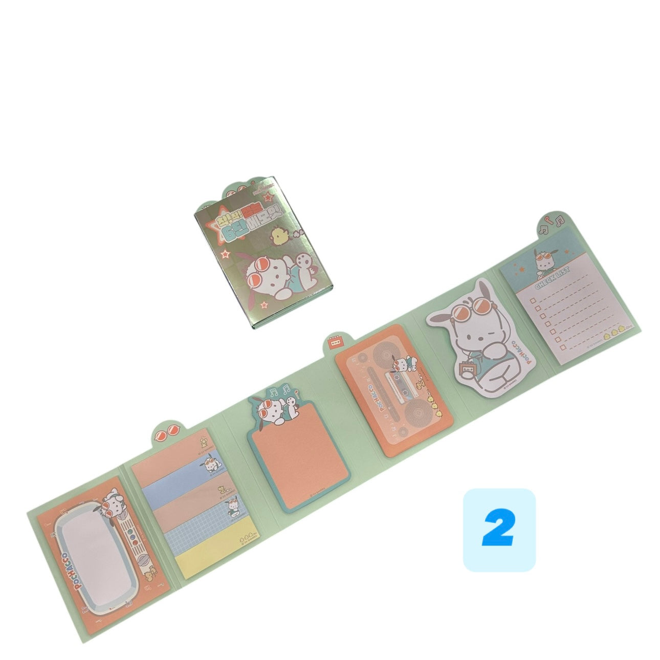 Pochacco Folding Sticky Notebook