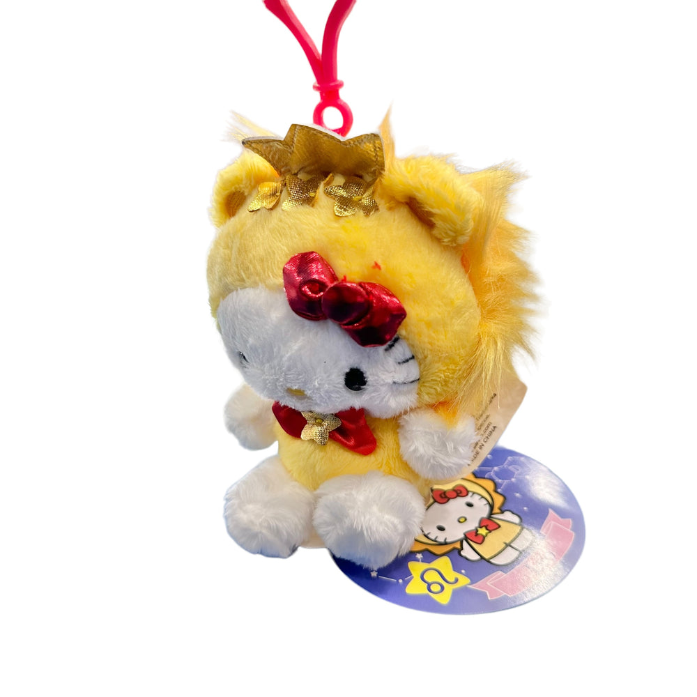 Hello Kitty "Leo" Zodiac Mascot Clip On Plush