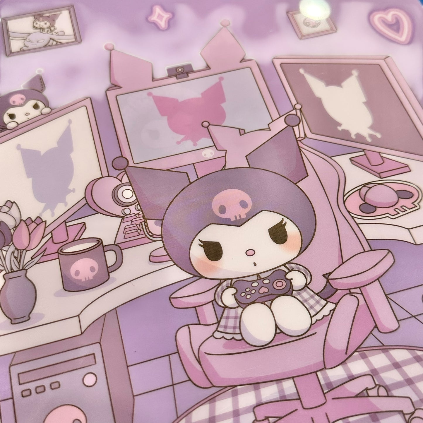 Kuromi "Room" Large Folder