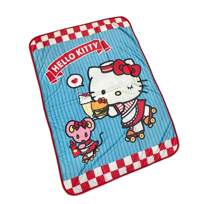 Hello Kitty "Burger Shop" Blanket
