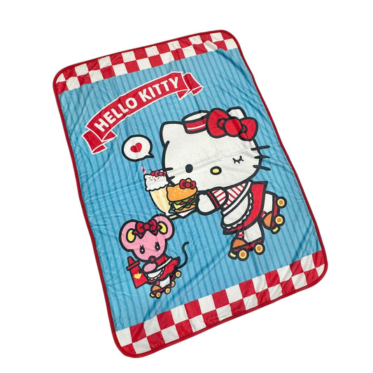 Hello Kitty "Burger Shop" Blanket