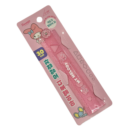 My Melody 30cm Shaped Ruler