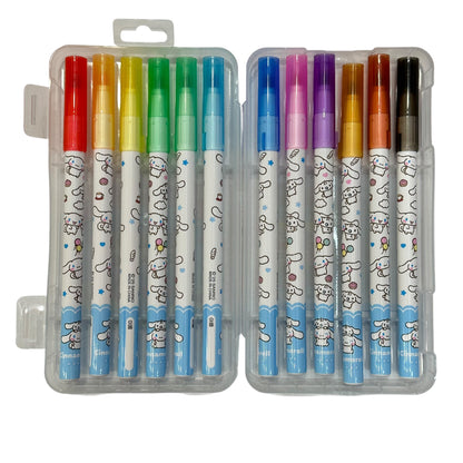 Cinnamoroll Never Drying 12 Color Marker Set