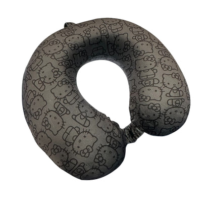 Hello Kitty "Airplane" AOP Neck Pillow (Black)