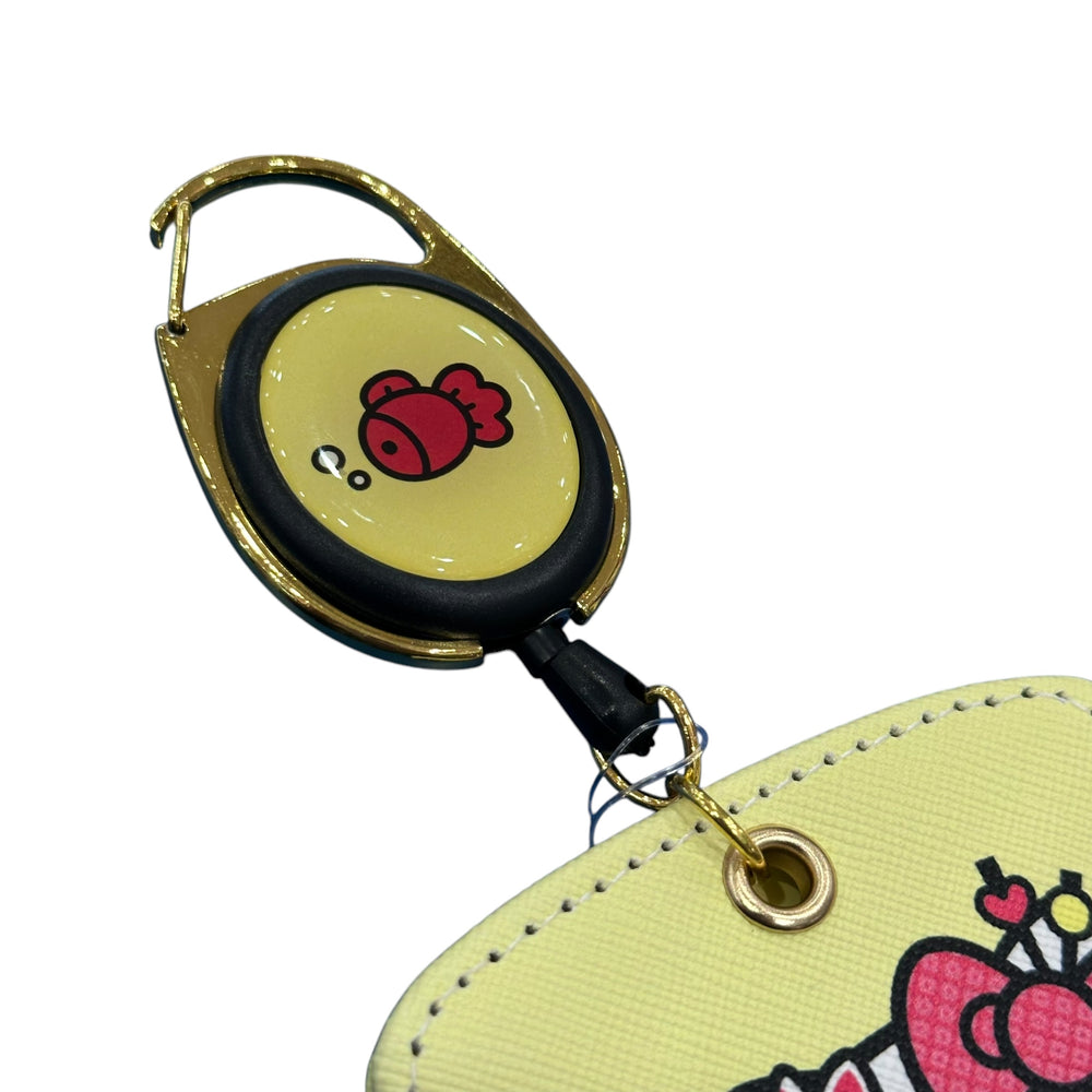 Hello Kitty "Modern Kimono" Japan Girl Card Case w/ Key Reel