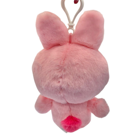 Hello Kitty "Pink Colorful Bunny" Mascot Key Clip