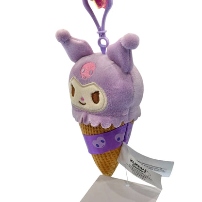 Kuromi "Ice Cream Food" Mascot Clip On