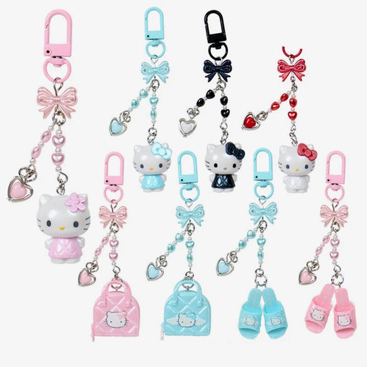 Hello Kitty "Quilt" Secret Key Ring