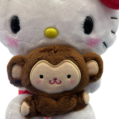 Hello Kitty "Baby Chimpanzee Hug" 8in Plush