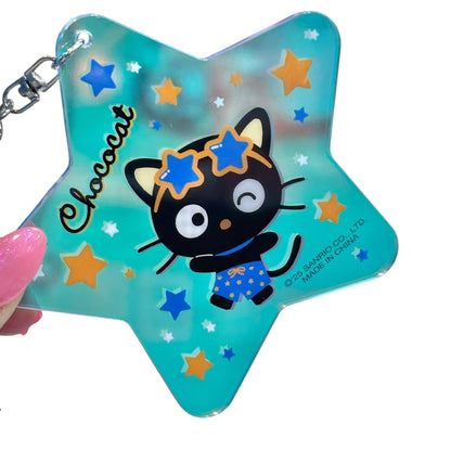 Chococat "Tropical" Aurora Acrylic Keychain