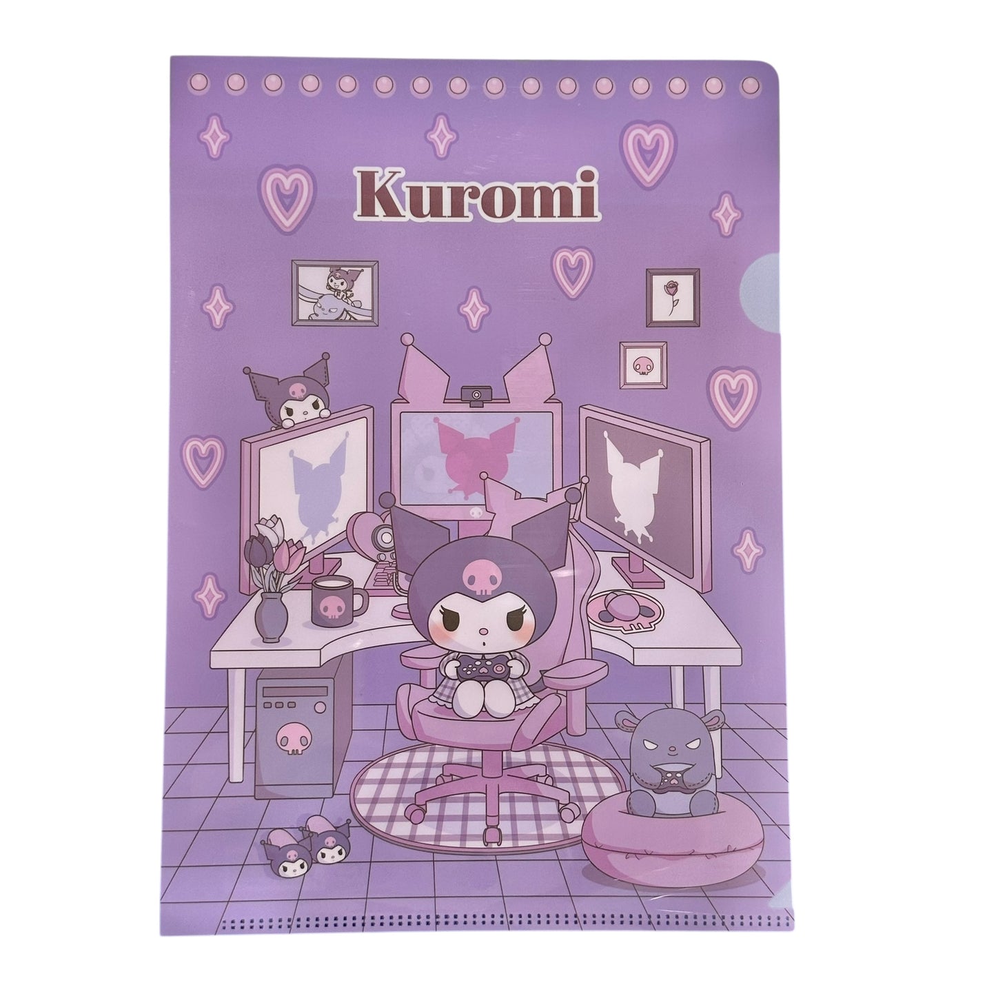 Kuromi "Room" Large Folder