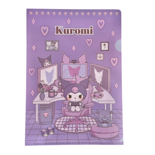 Kuromi "Room" Large Folder