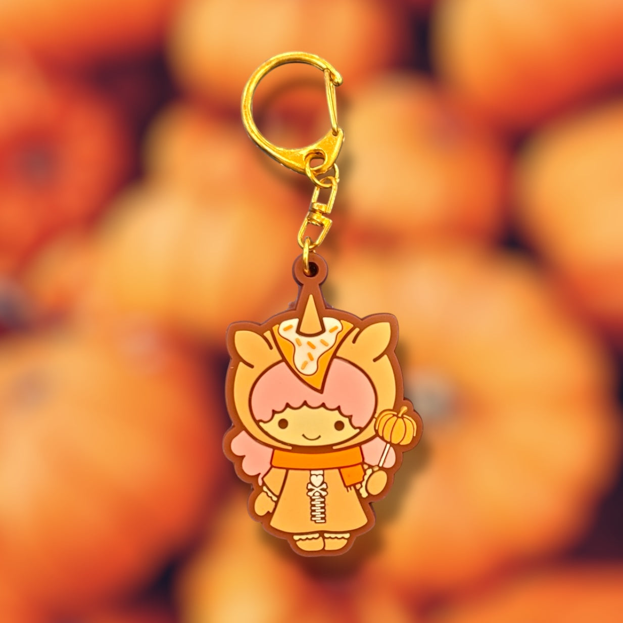 tokidoki x Hello Kitty & Friends "Pumpkin Spice" Blind Box Rubber Keychain