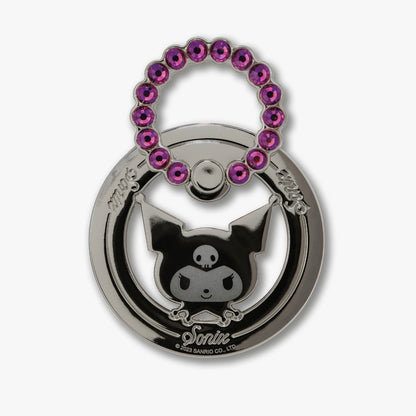 Sonix x Kuromi Magnetic Rhinestone Phone Ring