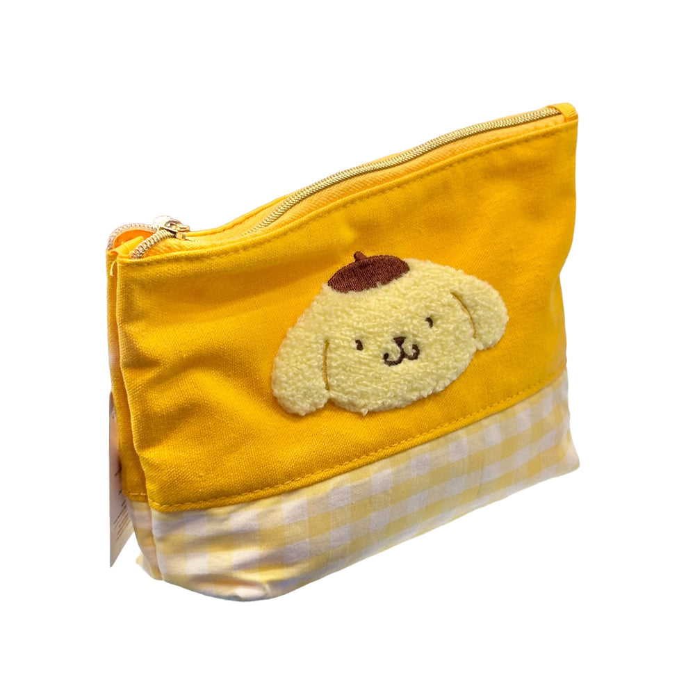 Pompompurin "Chenille Gingham" Pouch