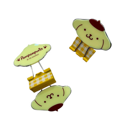 Pompompurin Binder Clips