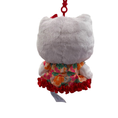 Hello Kitty "White Hibiscus" Mascot Clip On