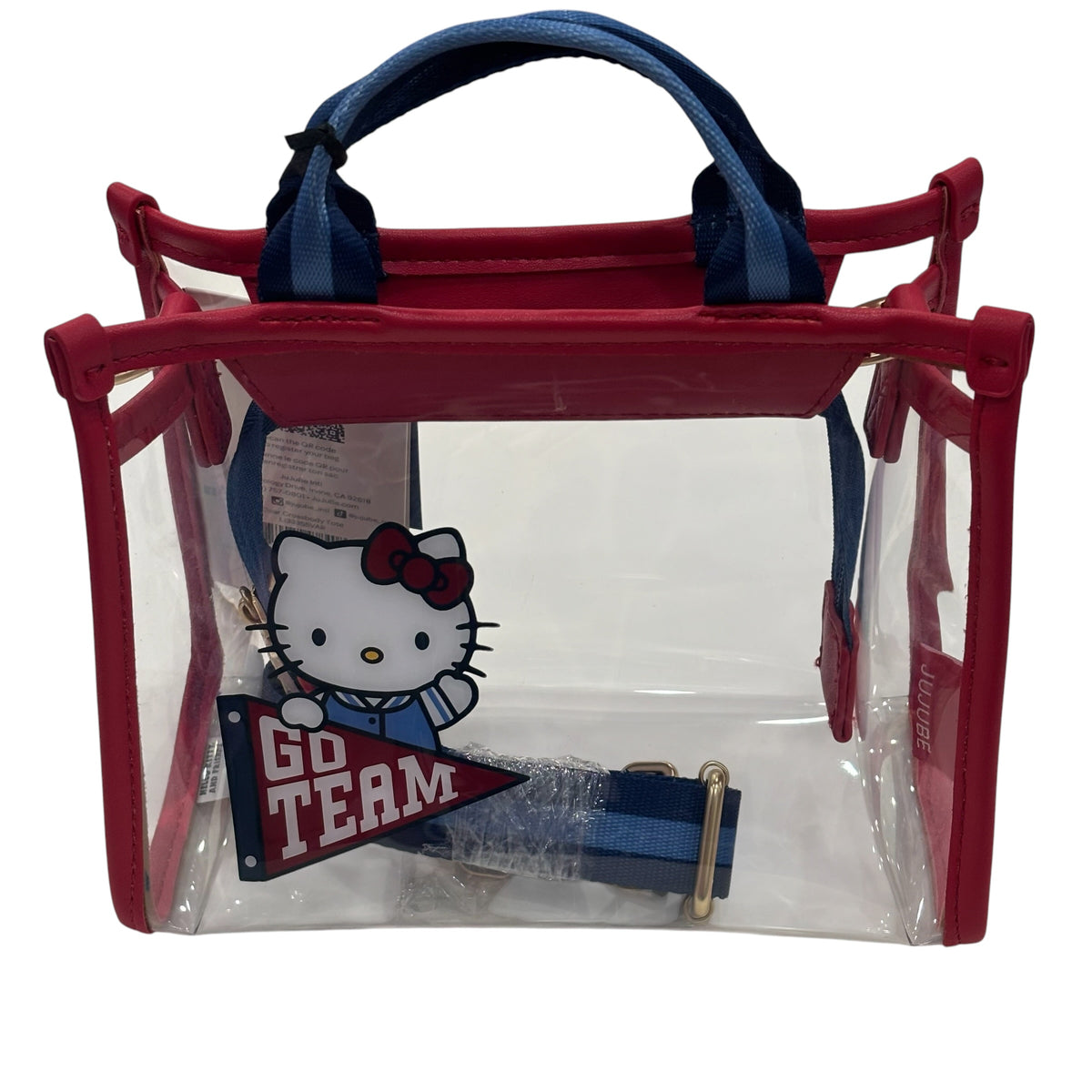 JuJuBe x Hello Kitty & Friends "Varsity" Clear Crossbody Tote