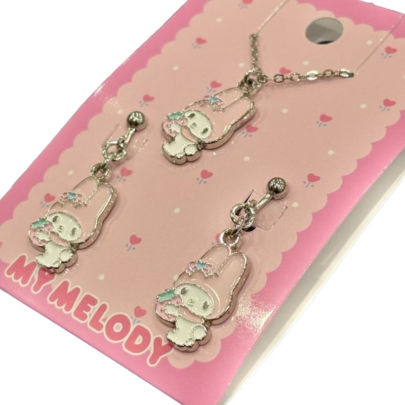 My Melody Necklace & Earrings Set