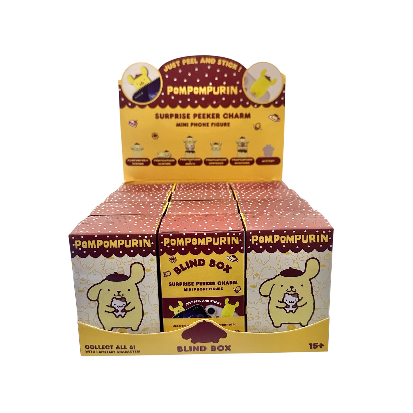 Sonix x Pompompurin & Friends Peeker Charm Blind Box
