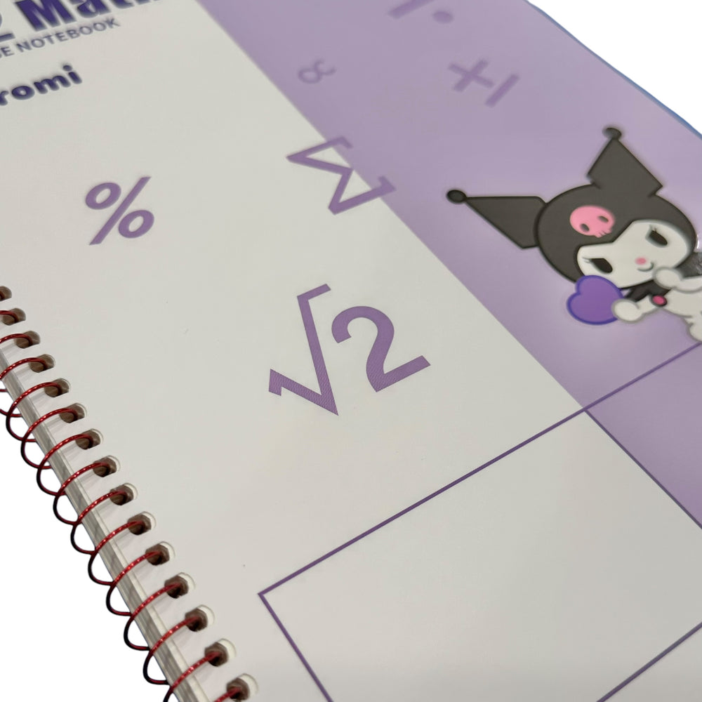 Kuromi Math Unruled Notebook