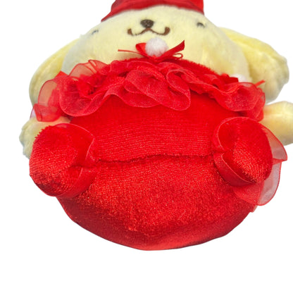 Pompompurin "Christmas Dress" Mascot Clip On