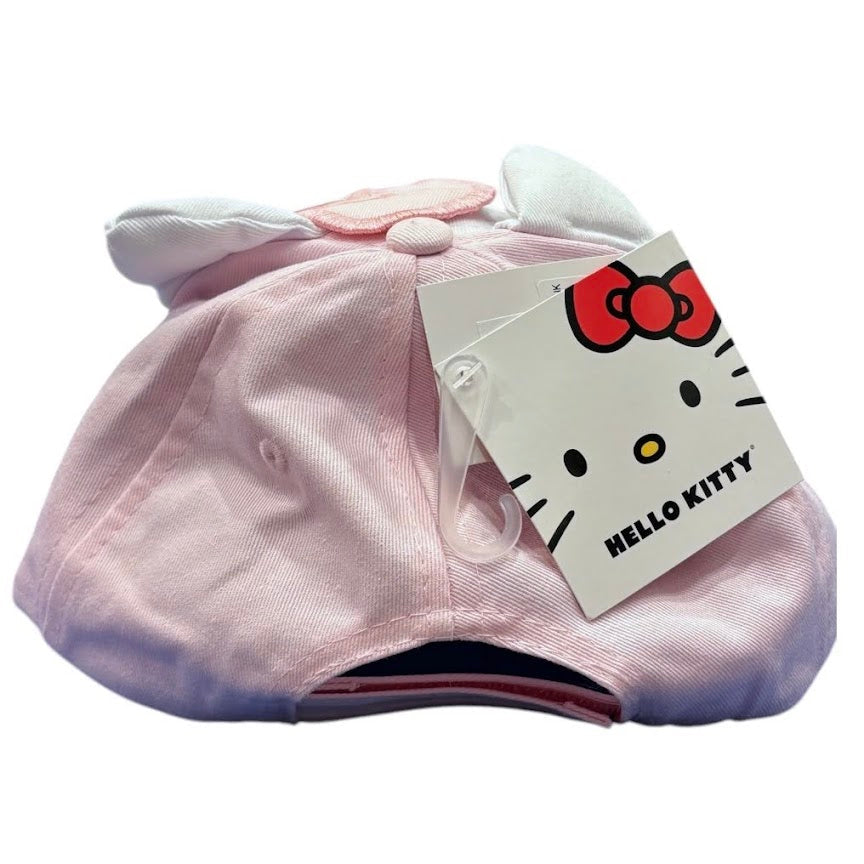 Hello Kitty "3D Ears Glitter" Visor Baseball Cap