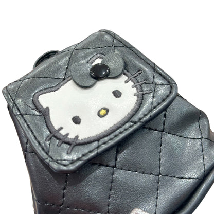 Hello Kitty "Black Quilt" Mini Backpack Pouch