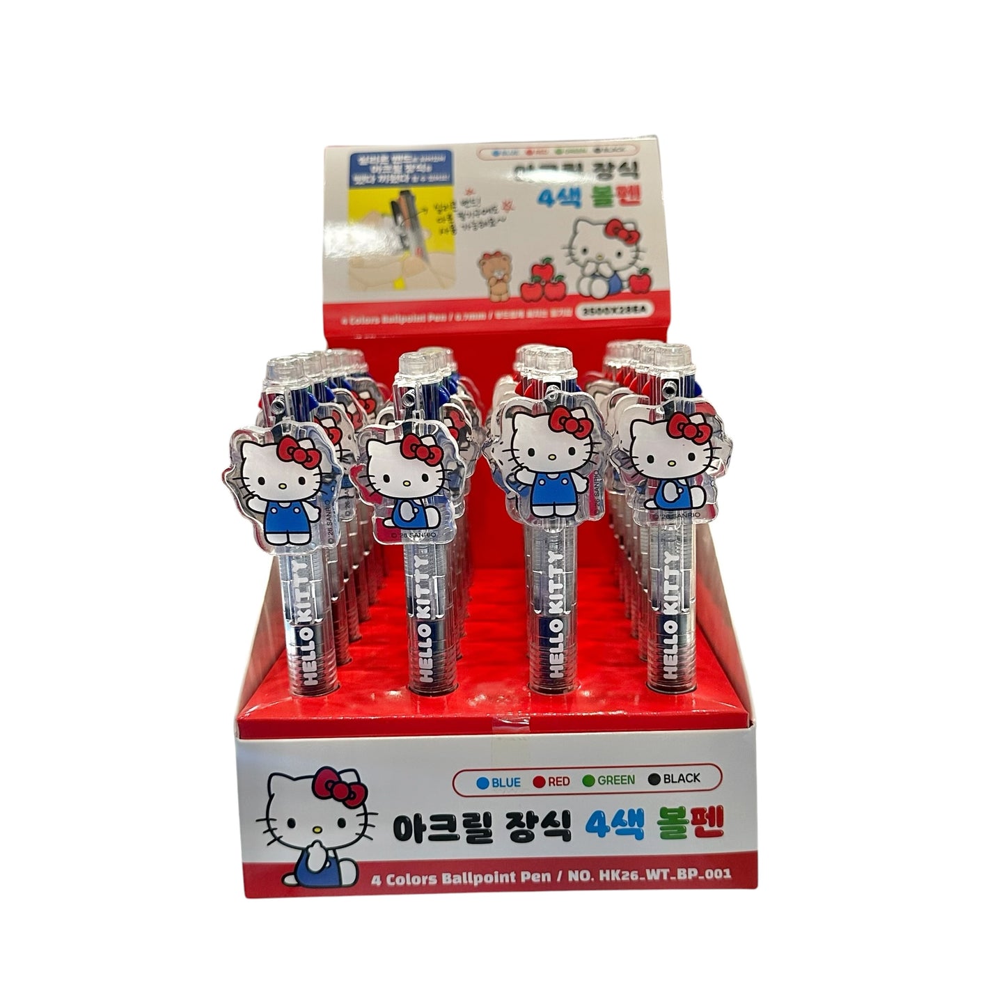 Hello Kitty Acrylic Charm Color Ballpoint Pen