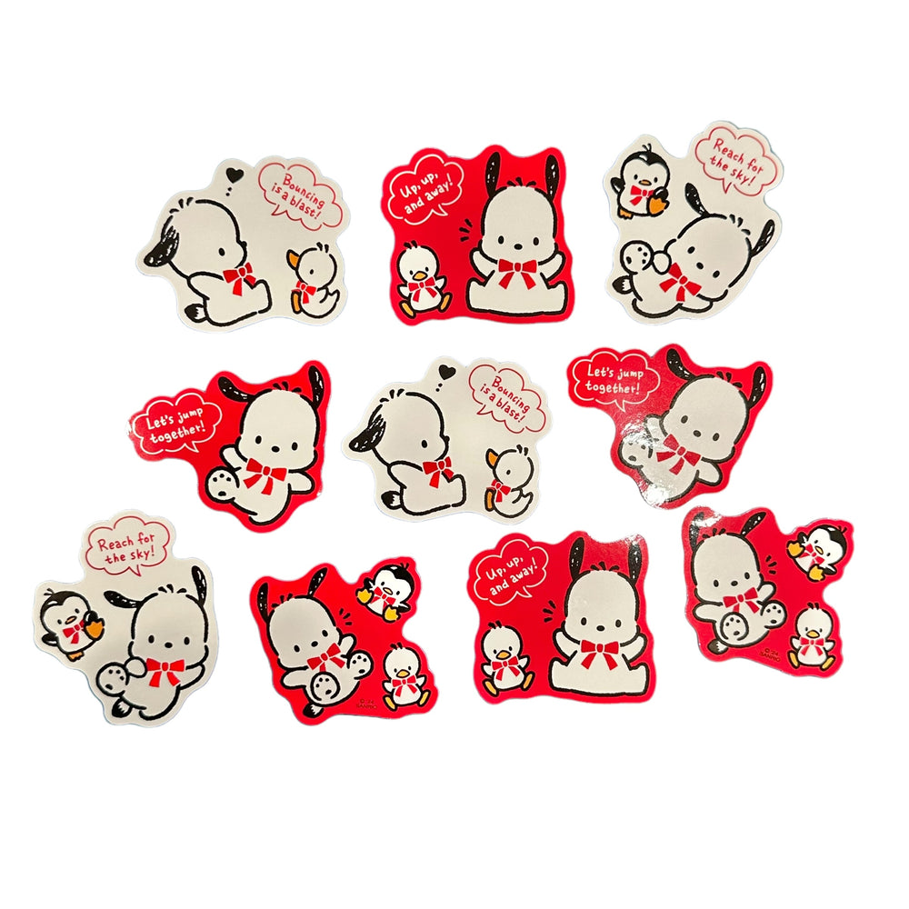 Pochacco "Red Ribbon" Stickers