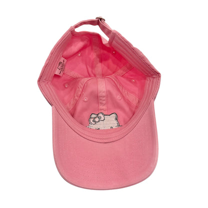 Hello Kitty "Chenille" Patch Pigment Cap (Pink)