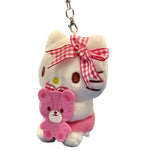 Hello Kitty "Pink Bear" Mascot Key Clip