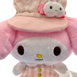 My Melody "Gingham Casquette" 8in Plush