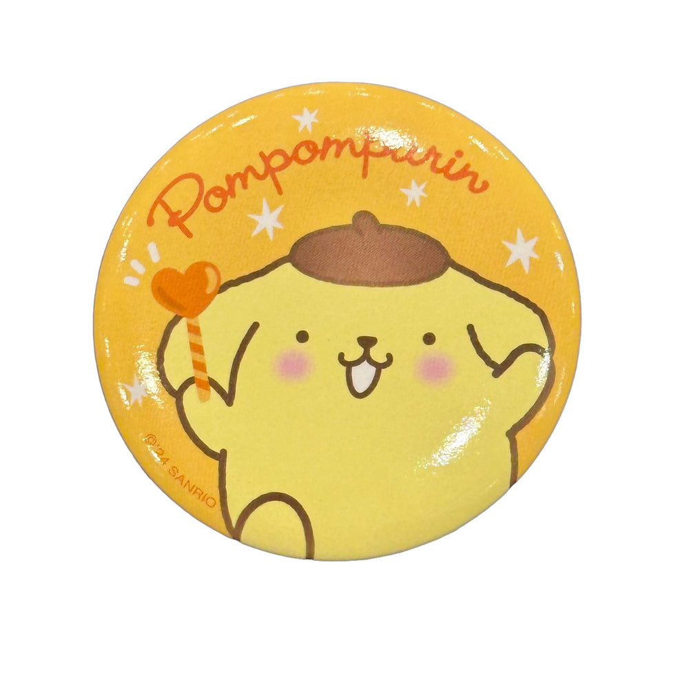 Pompompurin Mascot w/ Tin Badge