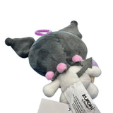 Kuromi "Pastel Check" Mascot Clip-On Plush