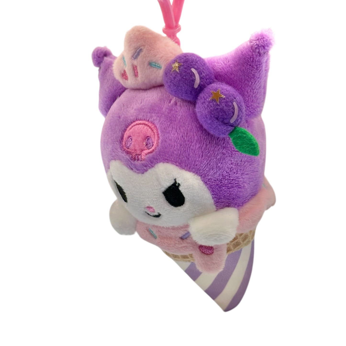 Kuromi "Ice Cream" Mascot Clip On