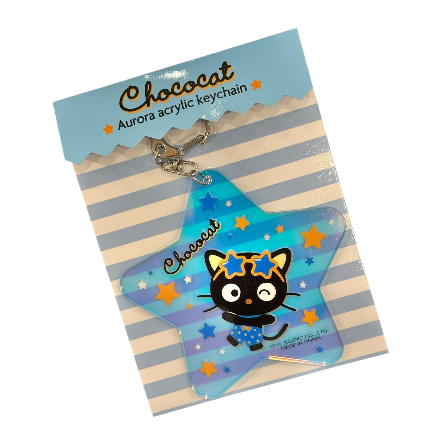 Chococat "Tropical" Aurora Acrylic Keychain