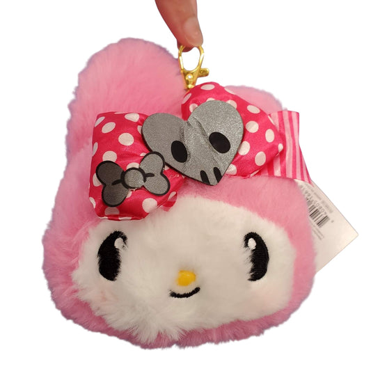My Melody "Pink & Black Party" Mascot ID Holder