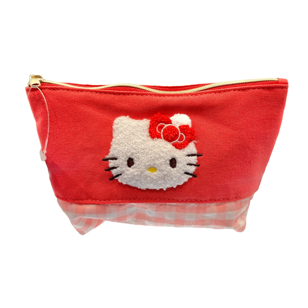 Hello Kitty "Chenille Gingham" Pouch