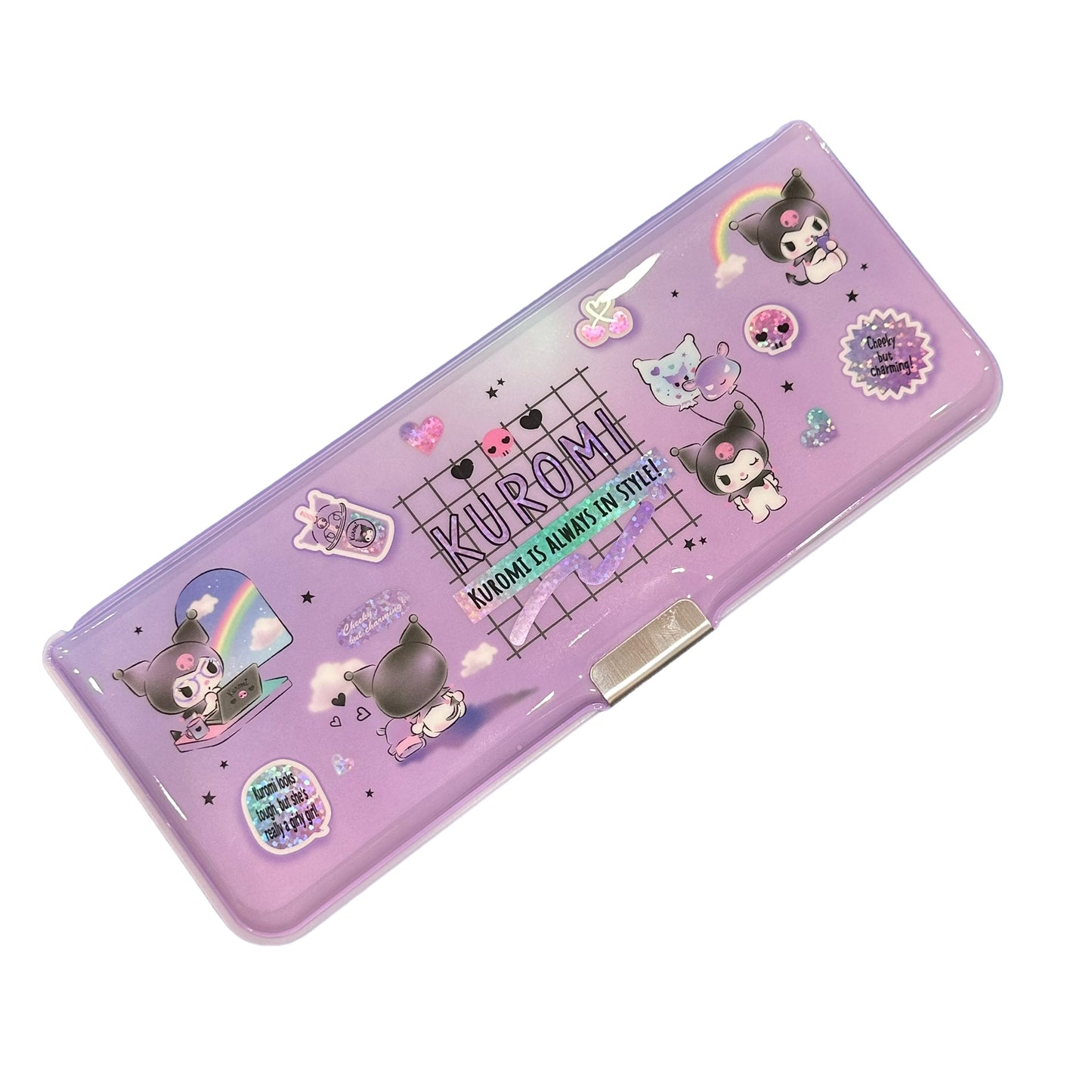 Kuromi Double Compartment Pencil Case