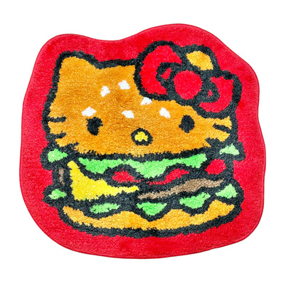Hello Kitty "Burger Shop" Die-Cut Rug